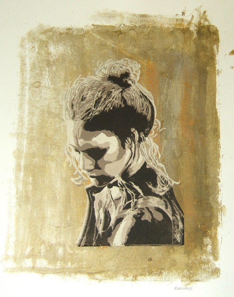 Sadness-lino-2014-2